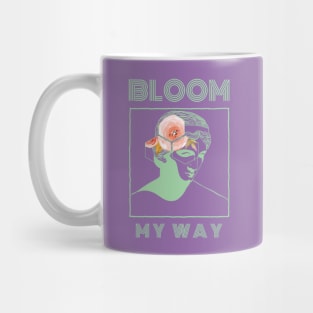 Bloom My Way in Colour Green Ash Mug